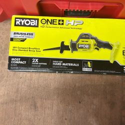 RYOBI Brushless 18v One- -handed Recip Saw (NEW) 