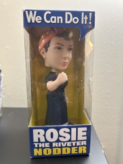 Rosie The Riveter Nodded Bobble Head 