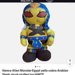 Nanco Alien Monster Stuffed Toy