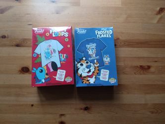 Froot Loops And Frosted Flakes T-Shirt Cereal Boxes