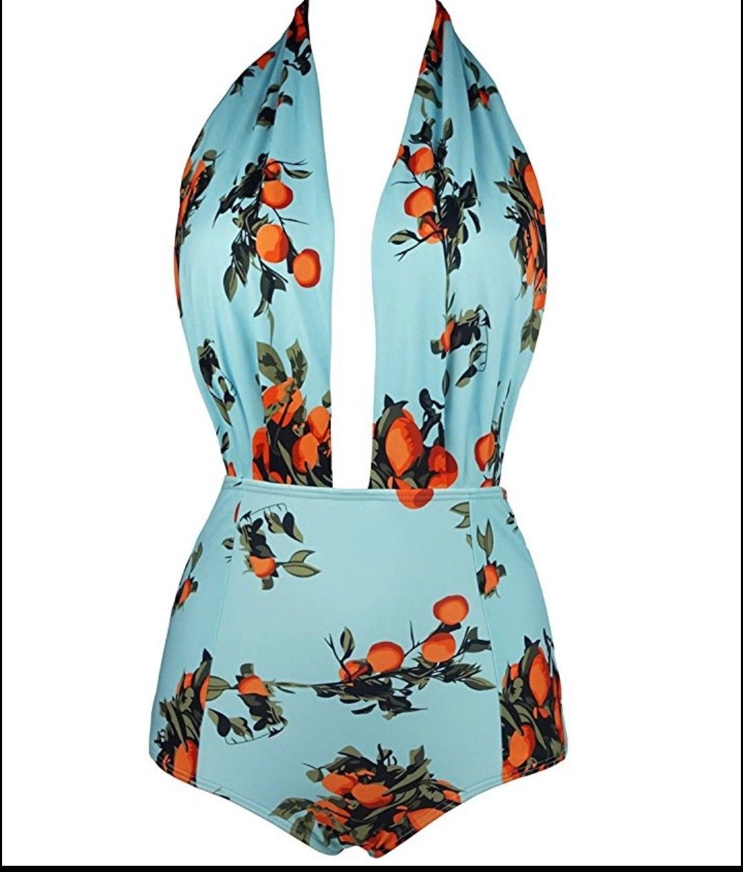 Sexy Retro Backless Swimsuit