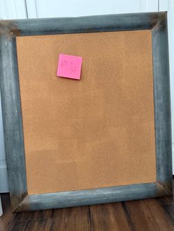 Various sized cork bulletin board/ picture board