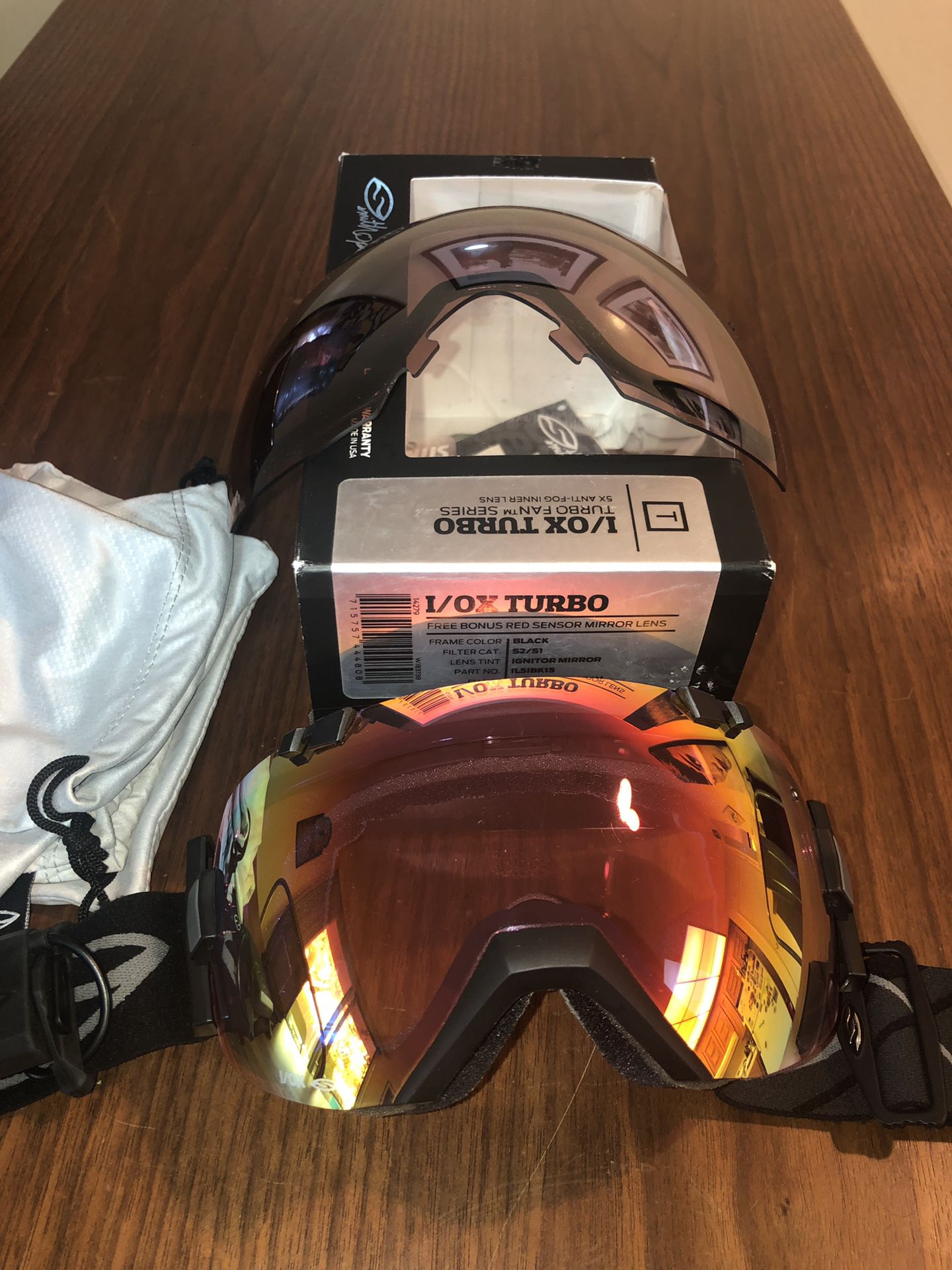Ski/Snowboard goggles. Smith I/OX Turbo was lenses