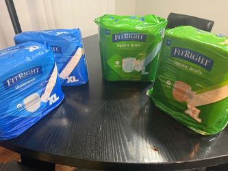 FitRight Adult Incontinence Briefs and Underwear Bundle