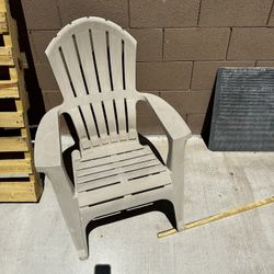 Plastic Adirondack Chair (free)
