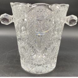Vintage Bohemian Crystal Ice Bucket/Champagne Cooler