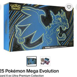 Pokémon Mega Evolution Charizard X ex Ultra-Premium Collection