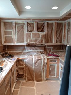 Kichens Cabinets Refinishing In Countertops Backsplash 