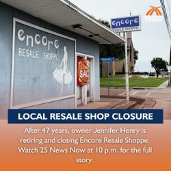 Encore Resale Shoppe Closing