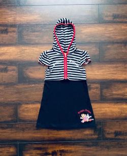 Little Girl Clothes Cute Hooded Dress Size 6T