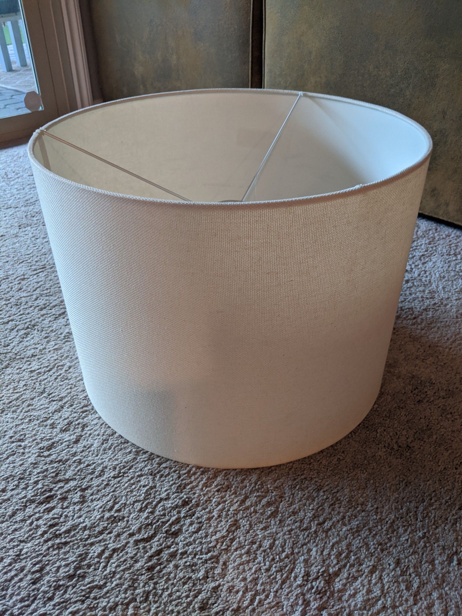 Modern Oversize Lamp Shade Chandelier