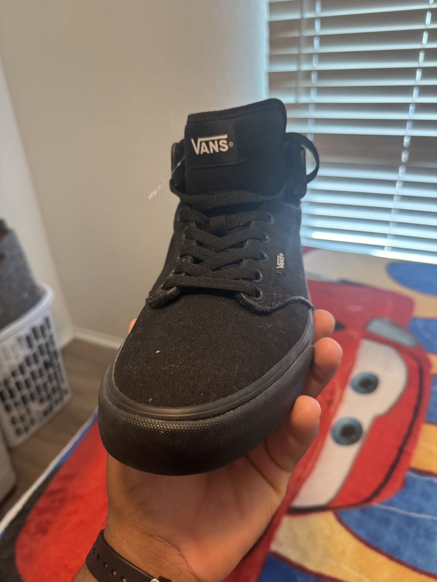 Black Vans Skateboarding Trainers
