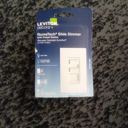 Leviton Decora + IllumaTech Slide Dimmer