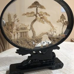 Chinese Art Decorated In Glass