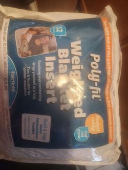 Weighted blanket insert 12 lbs