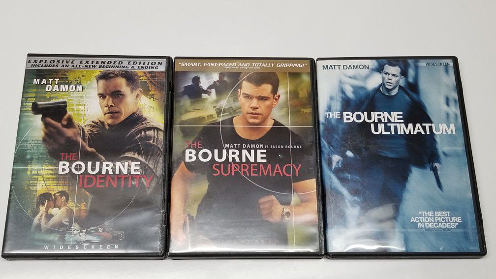 The Bourne (Movie Series) 3 DVDs Widescreen
