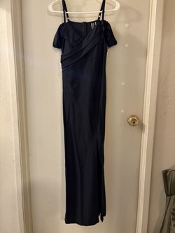 Black formal wedding/prom maxi dress