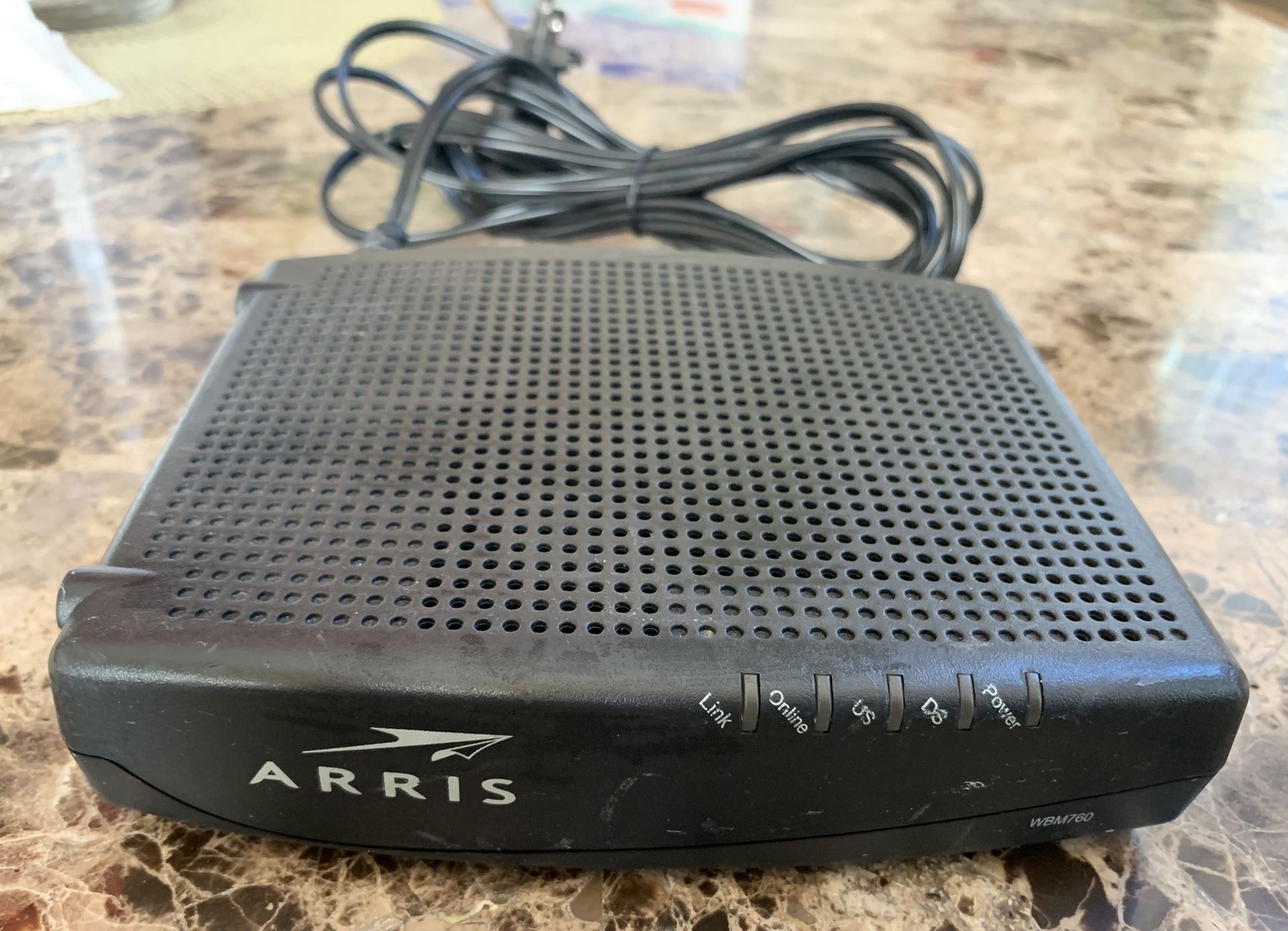 Arris WBM760A Comcast cable modem docsis 3.0