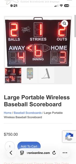 Portable Score Board