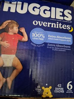 HUGGIES  Overnites 42 diapers
