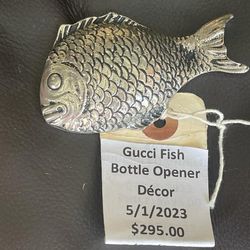 Vintage Gucci fish bottle opener