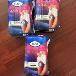 TENA Incontinence Underwear for Women, Small/Medium, 18 Count $9/each
