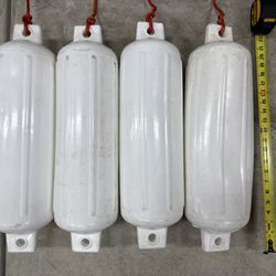 22” Boat Fenders With Nylon Whips