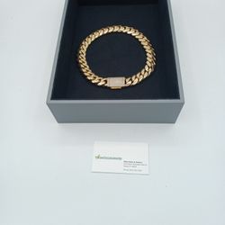 Cuban Link Chain With Diamonds