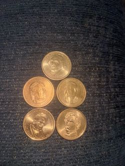 Gold dollars coins