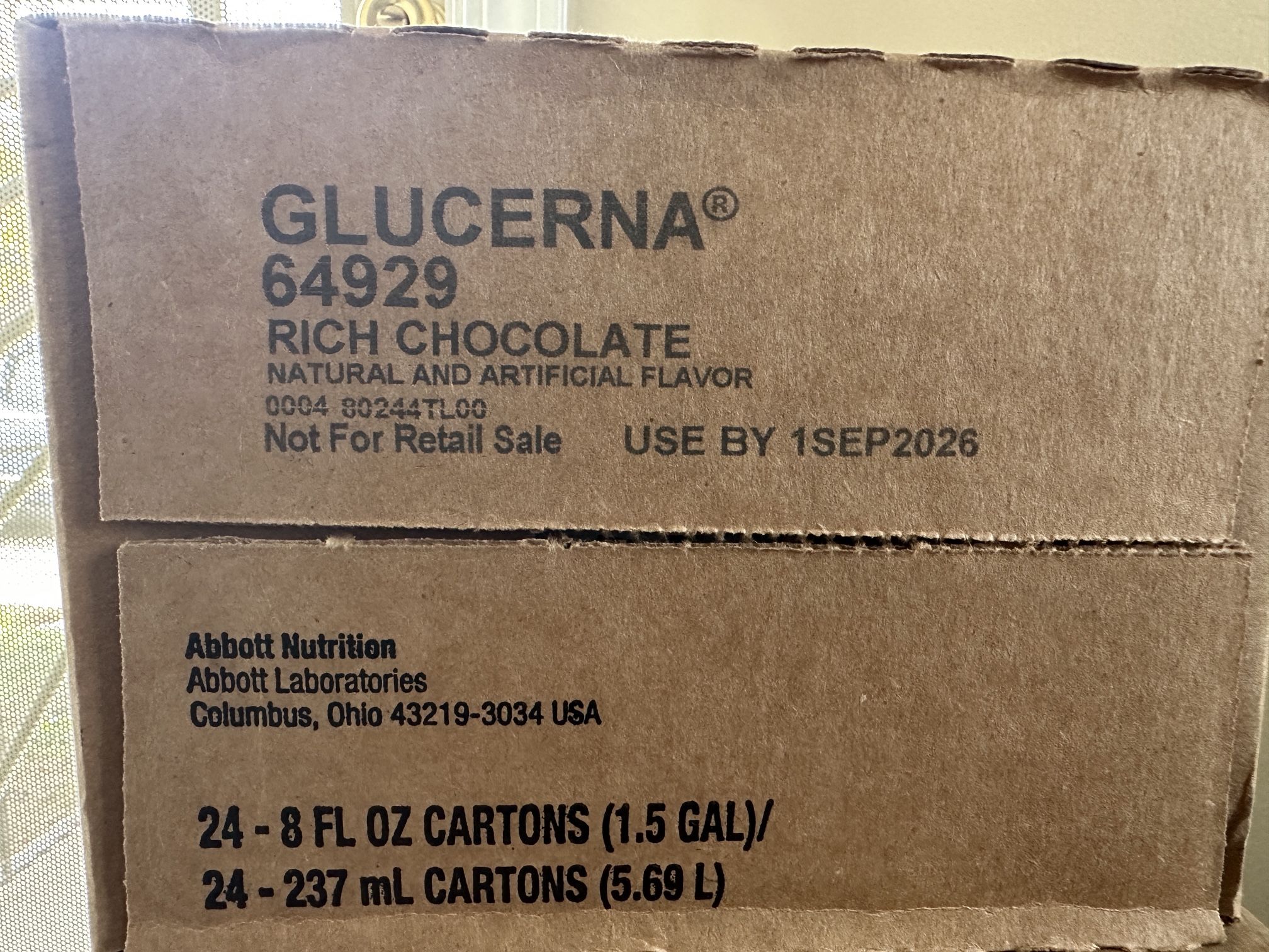 Glucerna, Chocolate Flavor