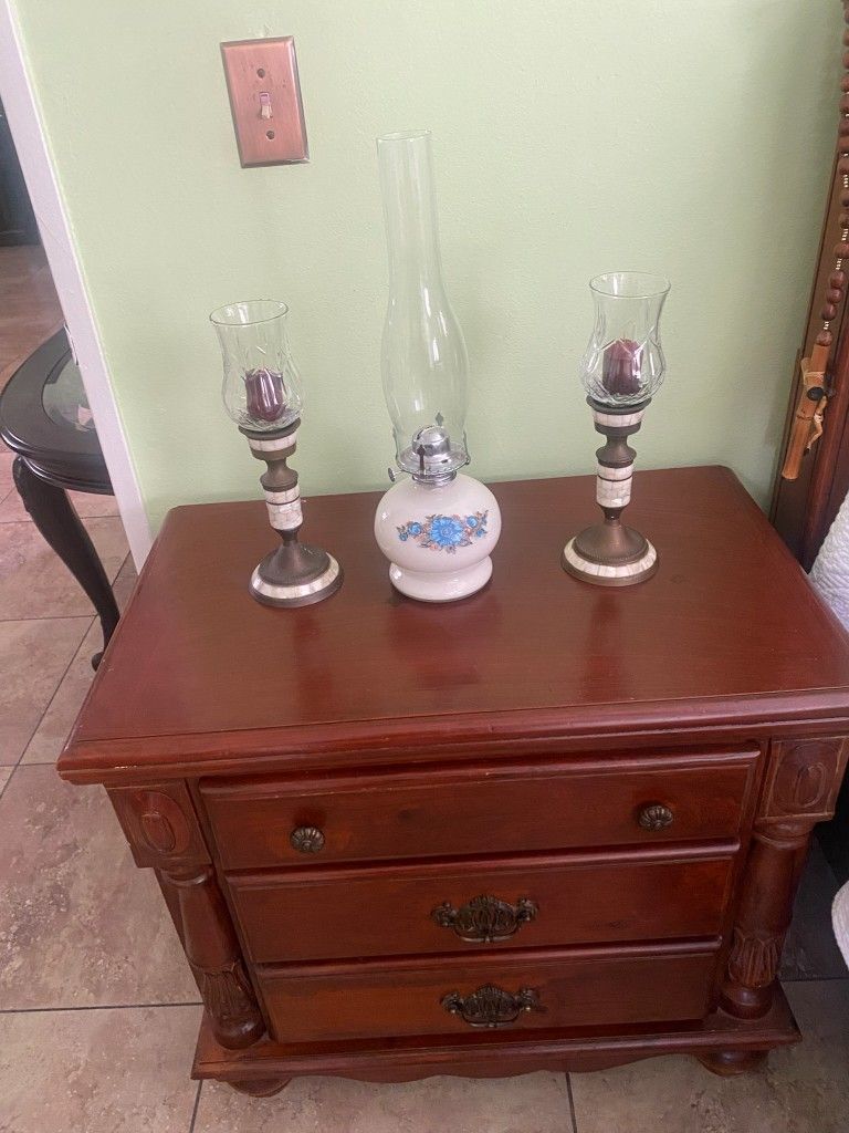1 Lamp & 2 Candle Holders-ALL for $20