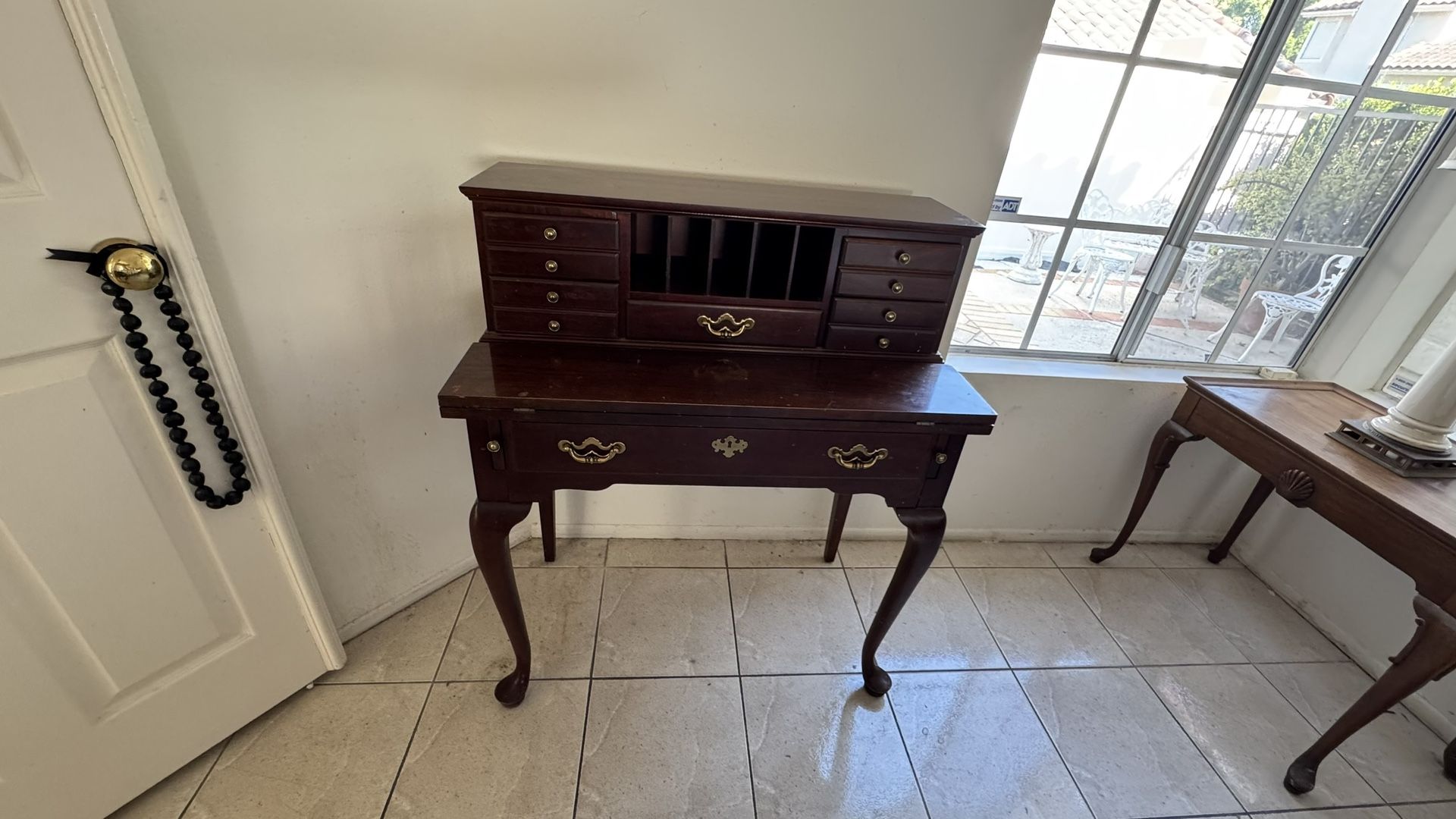 Early 18th-Century Wooden Writing Desk