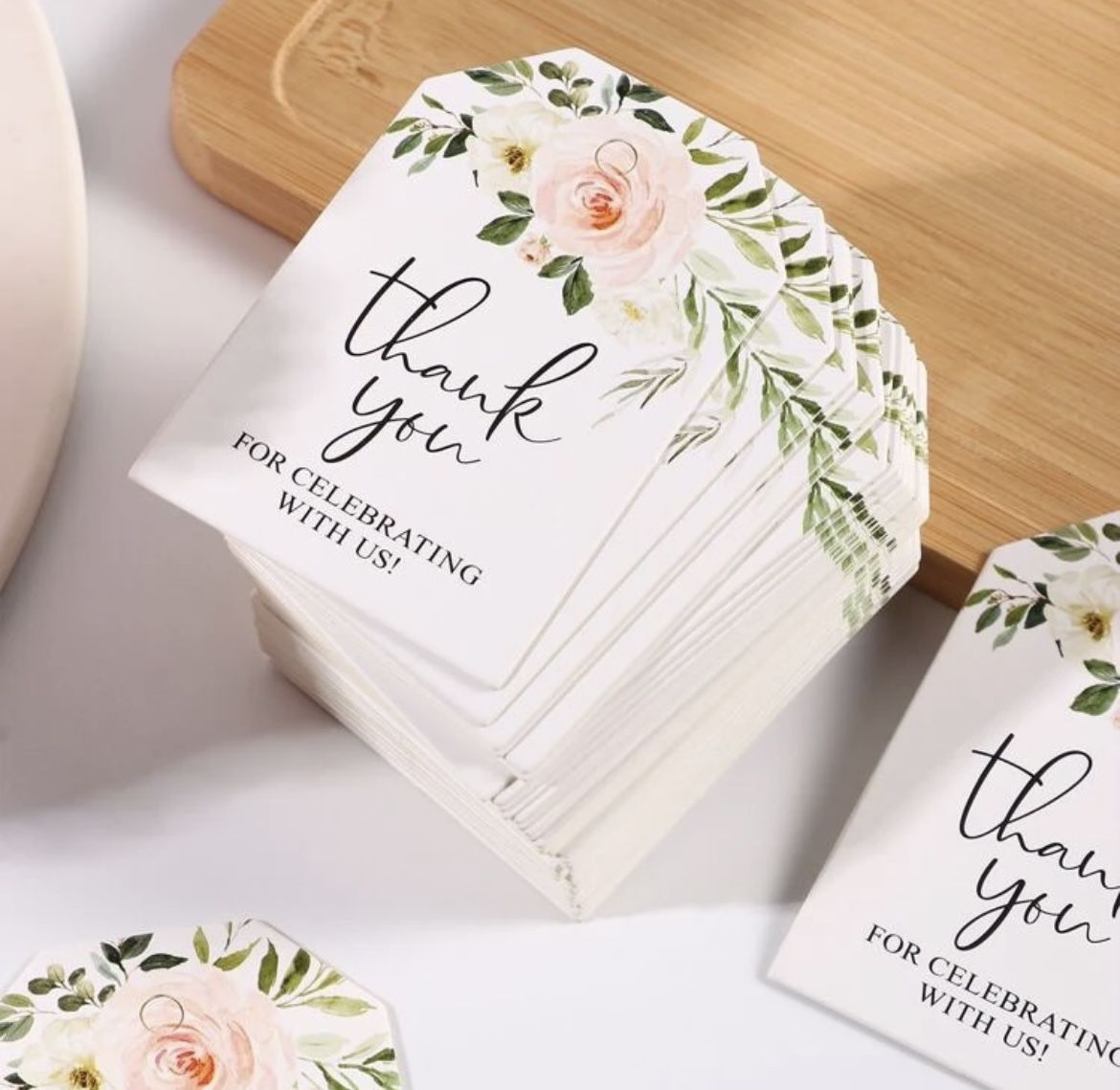 Thank You For Celebrating With Us Tags 39 Pcs
