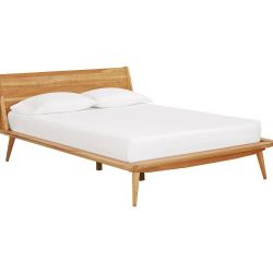 Scandinavian Designs Bolig Bed - Light Walnut, Queen, Excellent Condition