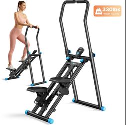 MERACH Mini Stepper with Handlebar & LCD Monitor – Open Box