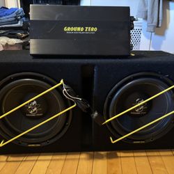 Sub Woofer And Amp