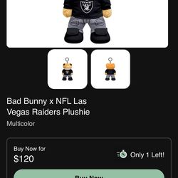 Concho bad bunny eagles plushi brand new selling it for 50 bucks