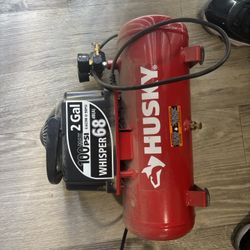 2 gallon Husky Whisper Air Compressor