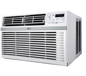 LG 8,000 BTU Window Air Conditioner, 115V, Cools 340 Sq.Ft. Quiet Operation Electronic White
