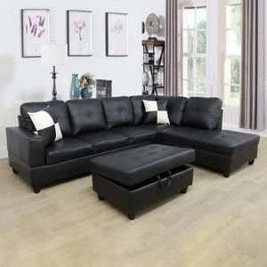 Sectional With Ottoman