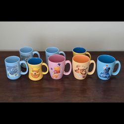 Disney Mugs Cups Eeyore, Pooh, Tigger