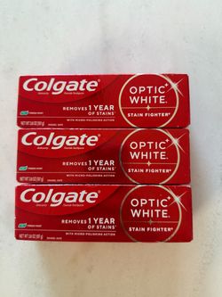 Colgate optic white 3.8oz