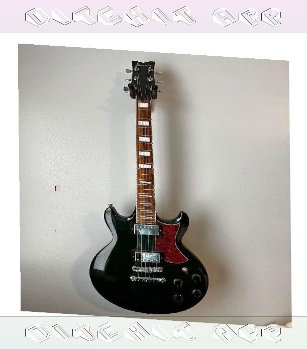 more red Electric Guitar Rock Hard with Top Sound Quality