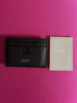 NEW TOM FORD GRAIN LEATHER CARDHOLDER