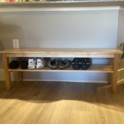 Solid Wood Bench