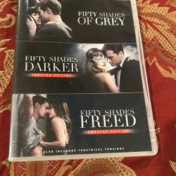 Fifty Shades Of Grey - All Three Movie Collection  ( Grey, Darker, and Freed ) Unrated Collection 