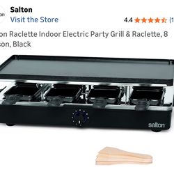 Salton Raclette Indoor Electric Party Grill & Raclette - make an offer