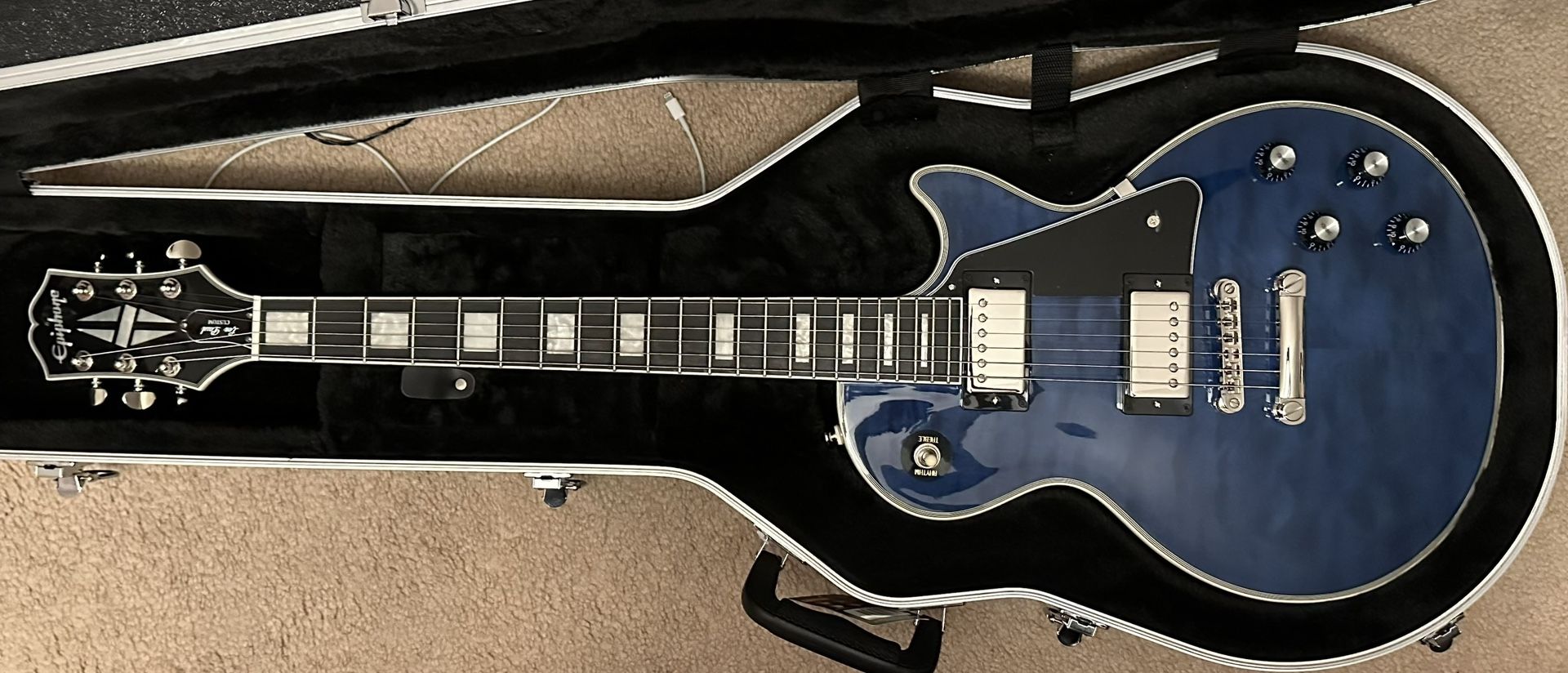 Epiphone Les Paul Custom Viper Blue Limited Edition