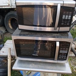 Two Can More Microwaves Work Great Barely Used Both For $40
