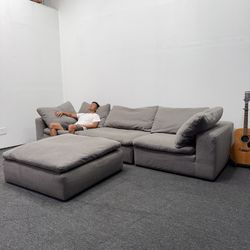 Half Priced 🔥 4pc Cloud Couch (Dream) - Good as new - Can Deliver - Modular Sectional